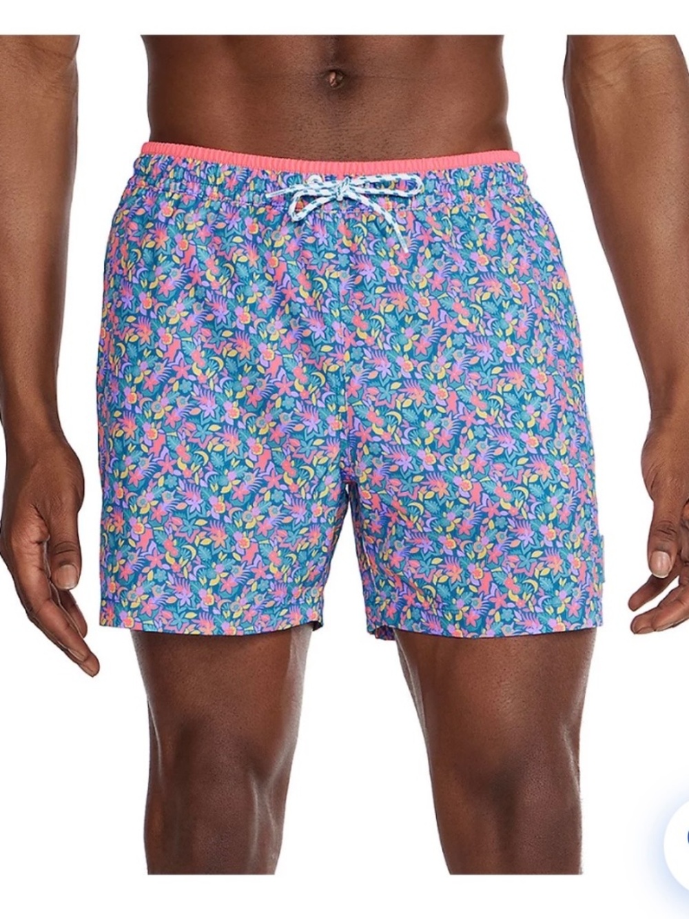 Chubbies The Spades Classic 5.5" Shorts Pink Blue Boxer Liner Swim Beach  Medium